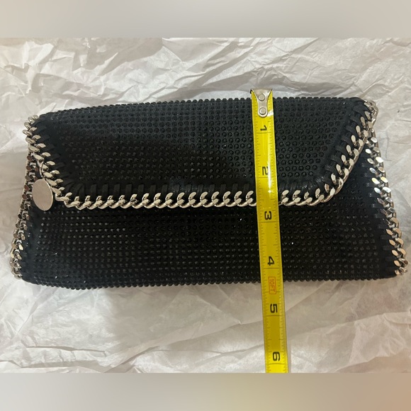 Stella McCartney Iconic Falabella Hotfix Crystal Embellished Clutch - NWT - Picture 10 of 10